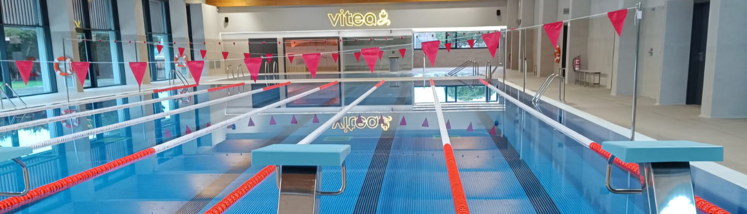 Piscina interior del Gimnàs Vitea Ascó.