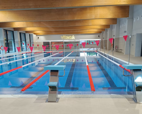 Piscina interior del Gimnàs Vitea Ascó.